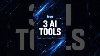 3 Free AI Tools That Feel Like Cheating (You Need #3)