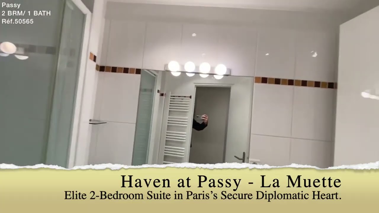 The Diplomatic Suite: Executive 2 Bedroom Haven at Passy   La Muette