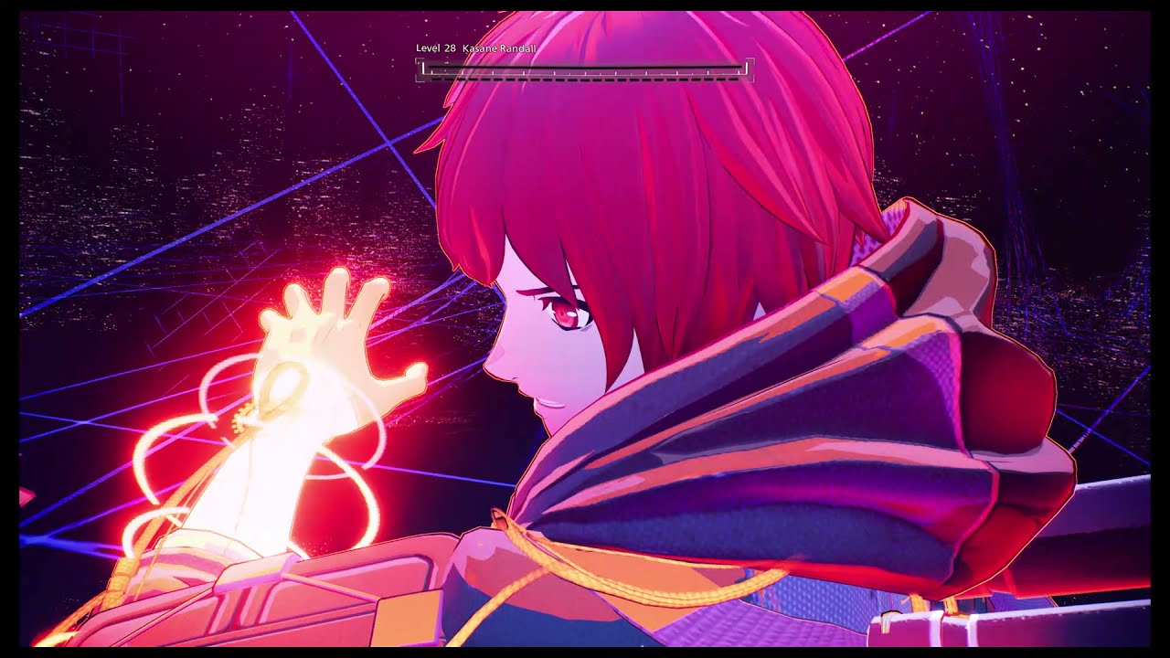 Scarlet Nexus Kasane Randall Boss Battle in Kikuchiba Mid Level Shopping District