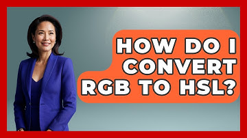 How Do I Convert RGB To HSL? - Graphic Design Nerd