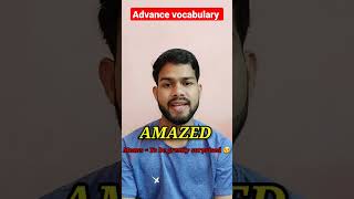 Meaning Of Amazed  advancevocabulary advancespoken