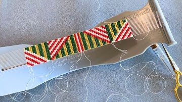 How to Weave in Your Add-On Thread Tails into Your Loom Beading