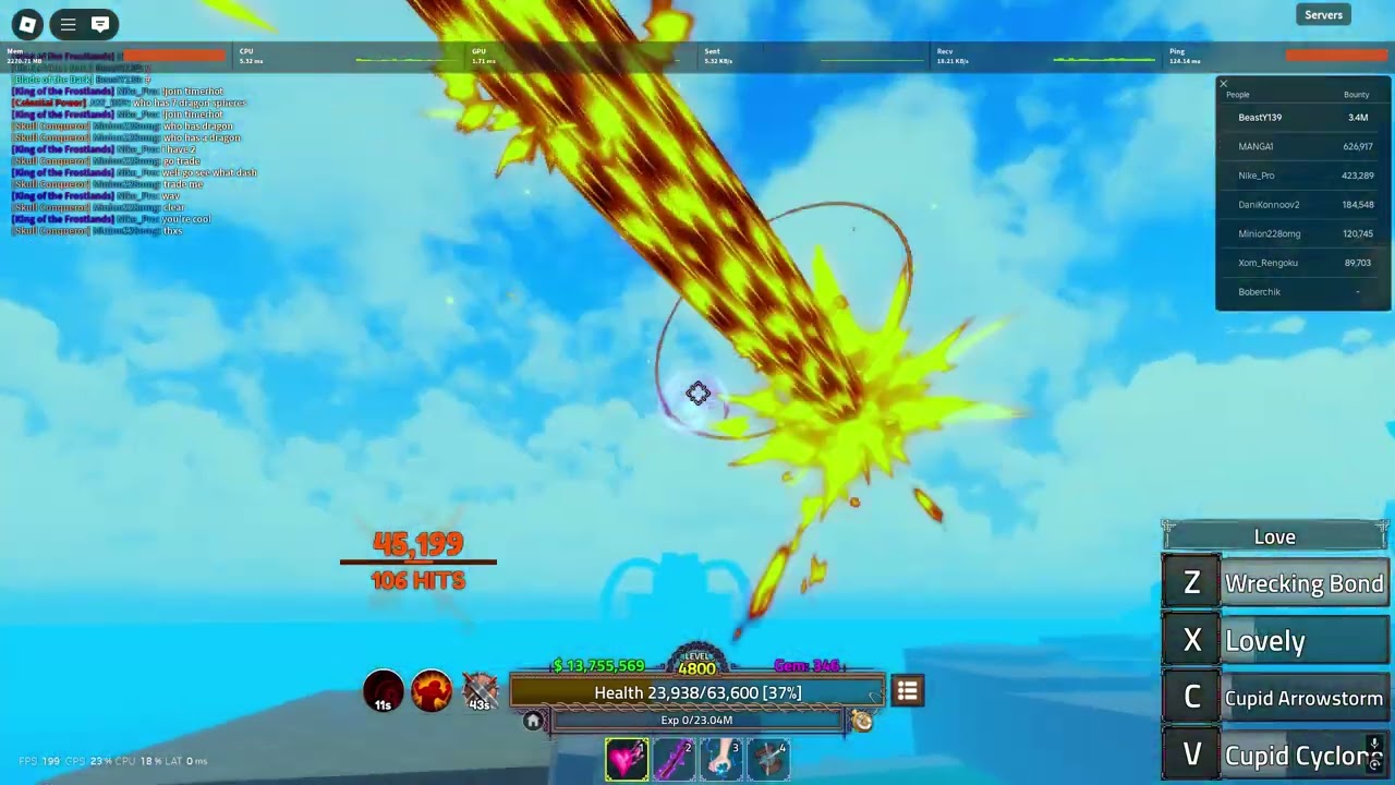 Love awk is a lil TOO op with atk? (King Legacy update 7)