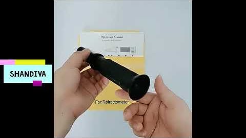 Refractometer for Grape Wine Brewing, Measuring Sugar Content in Original Grape Juice