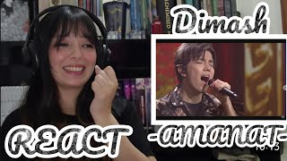 Dimash Qudaibergen - AMANAT Live REACT