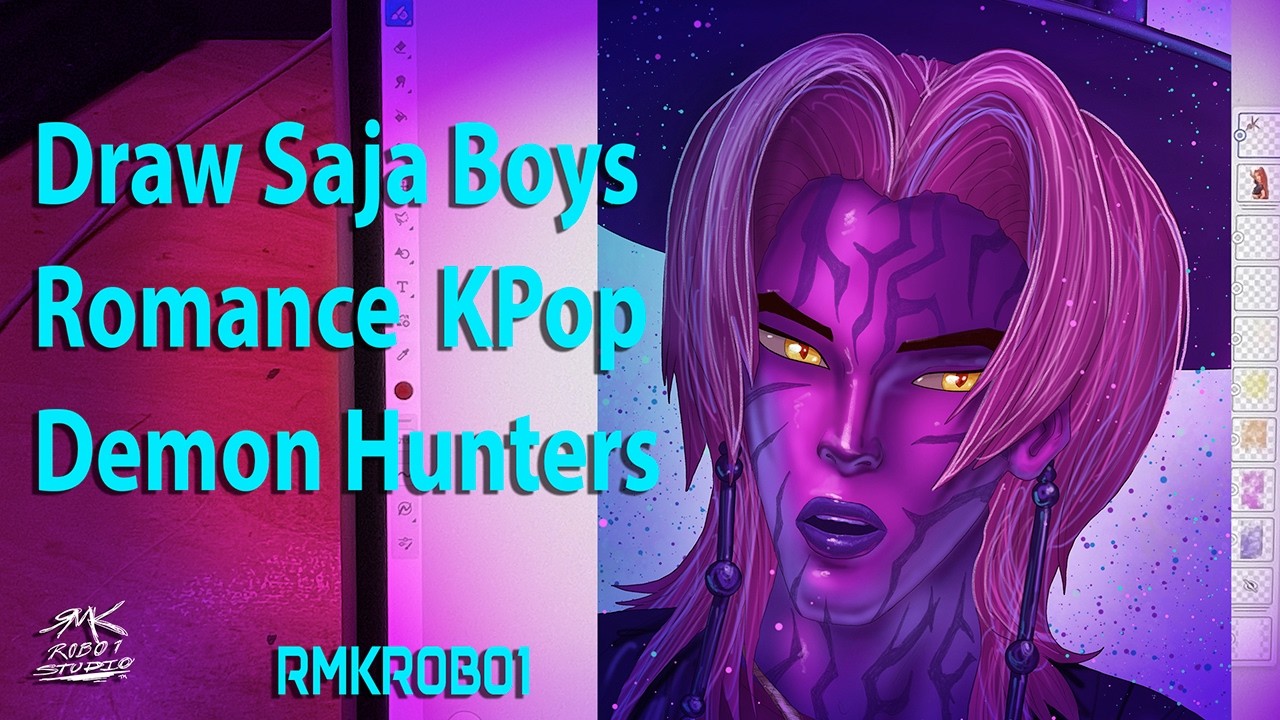 Draw Saja Boys Romance  KPop Demon Hunters