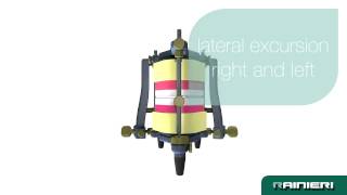 Articulator Rainieri (four real movements dental articulator)