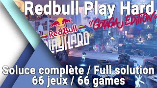 Bonus ! Popcorn 66 - Redbull Play Hard - Gotaga Edition - Soluce / Full Solution - 66 jeux / games