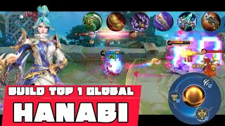 Hanabi hard carry mode | Build to 1 Global hanab | Mobile legend Bang Bang + #moba5v5_official