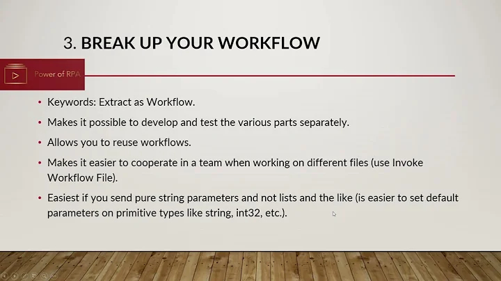 Uipath Best Practices