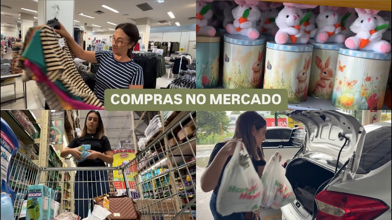 Bate-perna nas lojas| levei ela pra conhecer| Reposição de produtos no mercado para casa|LAÍS VELOSO