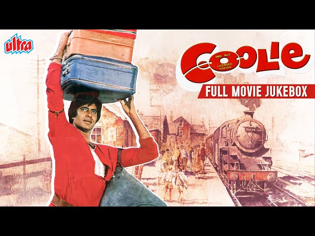 COOLIE 1983 Full Movie Songs (कुली) | Amitabh Bachchan, Rishi Kapoor | Lata Mangeshkar Kishore Kumar class=