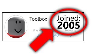 THE FIRST EVER ROBLOX ACCOUNT!