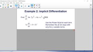 AP Calc AB Implicit Differentiation Ex 2