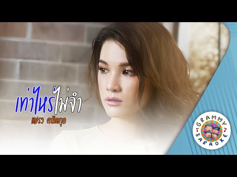 คาราโอเกะ เท่าไหร่ไม่จำ (Tao-Rai-Mai-Jam) - แพรว คณิตกุล [ Original Karaoke ]
