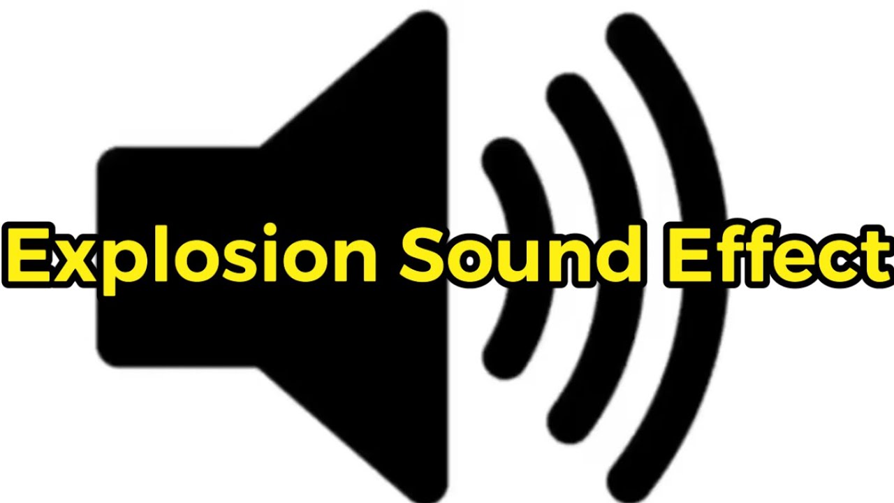Explosion sound effect. Explosion sound effect