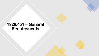OSHA 1926.451 - General Requirements (Scaffolds) Update