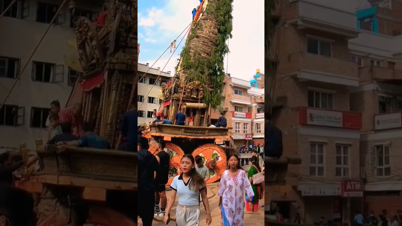 Rato Machhindranath Jatra at city of Lalitpur Nepal 