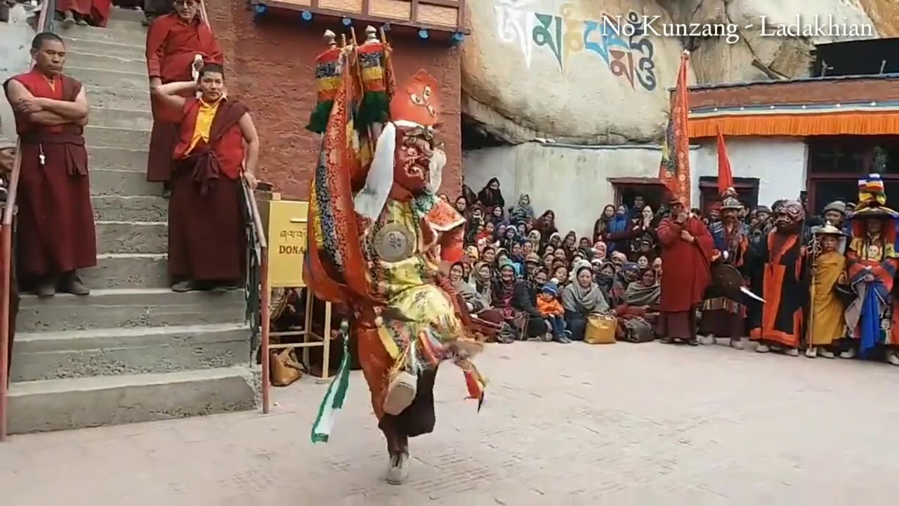 BUDDHIST ORACLE AT TAKTHOK GOMPA, LADAKH