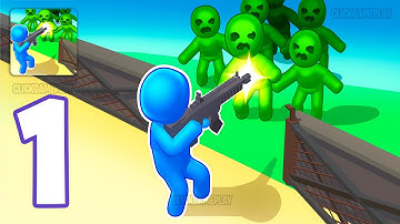 Zombie Apocalypse - Save World Gameplay Walkthrough Part 1 - Tutorial Army Zombie War (Android,iOS)