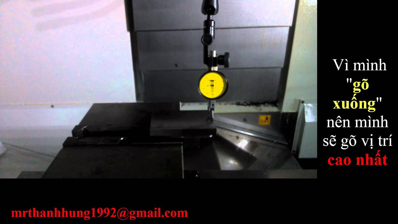 Rà Phôi Bằng Đồng Hồ So Trong Máy Phay CNC - YouTube