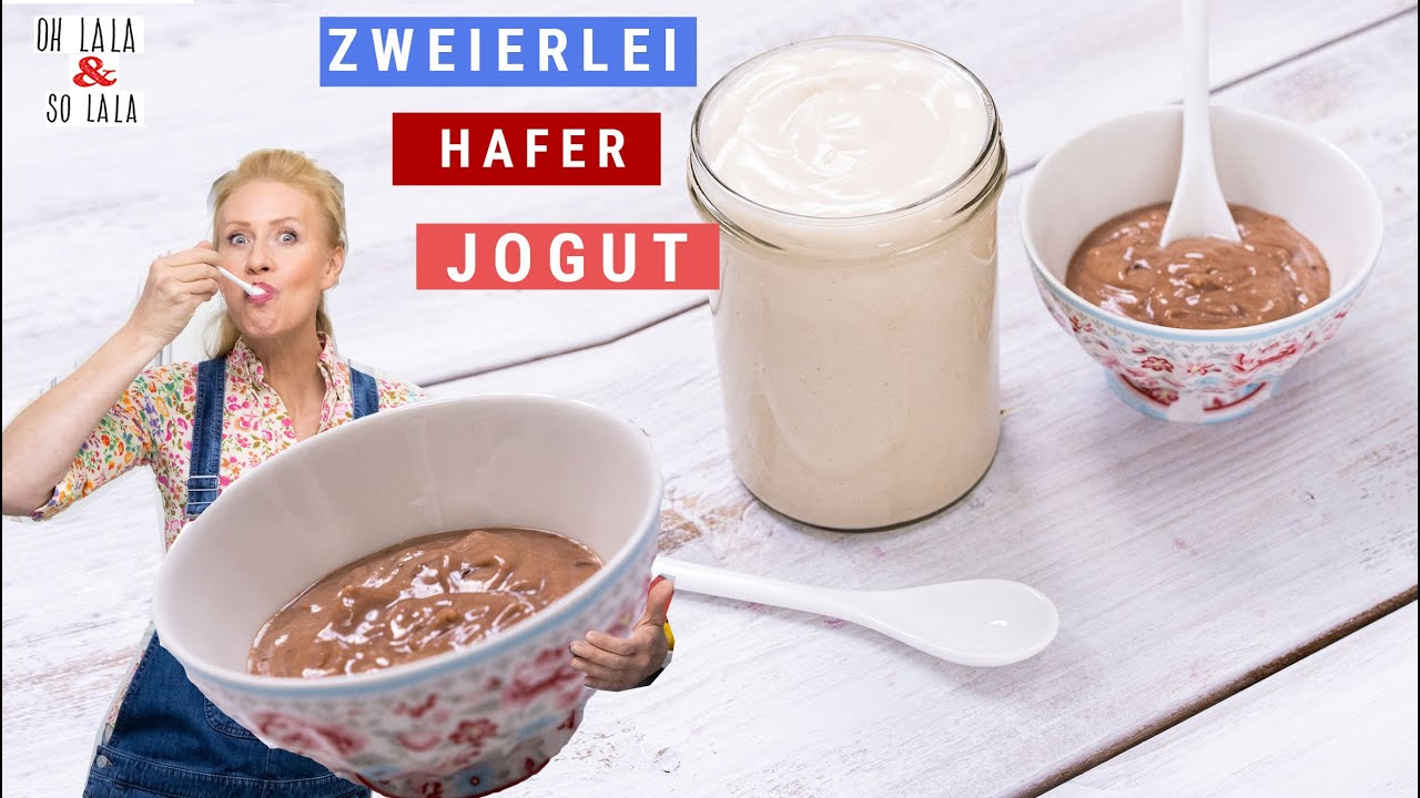 2 SUPER vegane Joghurt DIY Rezepte 😍  Milchsäurekulturen Natur & Schoko Laktosefrei gesundes Protein