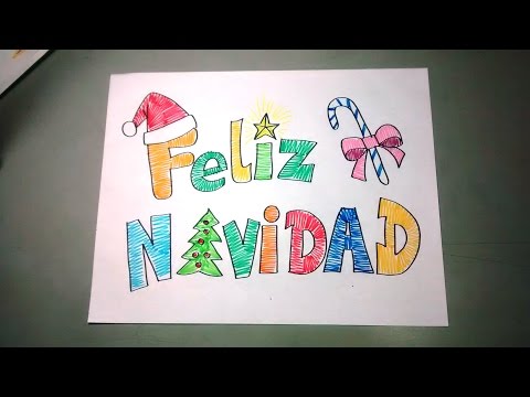 Dibuja las letras de Feliz Navidad con estilo y diseño - thptnganamst.edu.vn