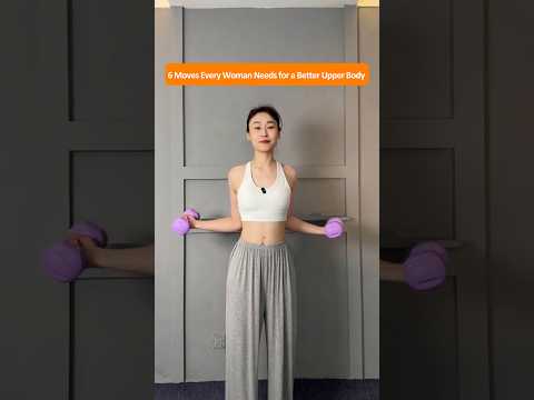 6 Home Exercises Every Woman Should Try to Sculpt Her Shoulders, Arms, Chest and Back