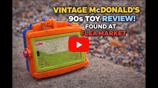 1995 McDonald’s Space Rescue Happy Meal Toy 🚀 Flea Market Find & Review!