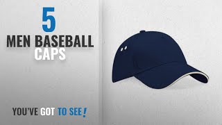 Top 10 Men Baseball Caps [2018]: Beechfield Unisex Ultimate 5 Panel Contrast Baseball Cap With