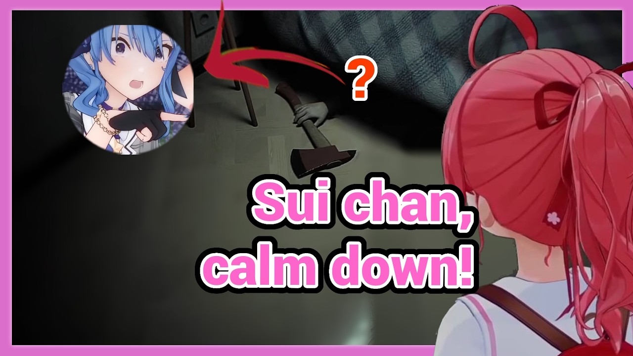 Miko Thought Sui chan Is the Killer in This Game Just Because of the Axe!!