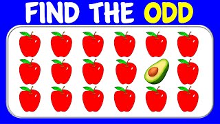 【Easy, Medium, Hard Levels】Can you Find the Odd Emoji out & Letters and numbers in 15 seconds? #76