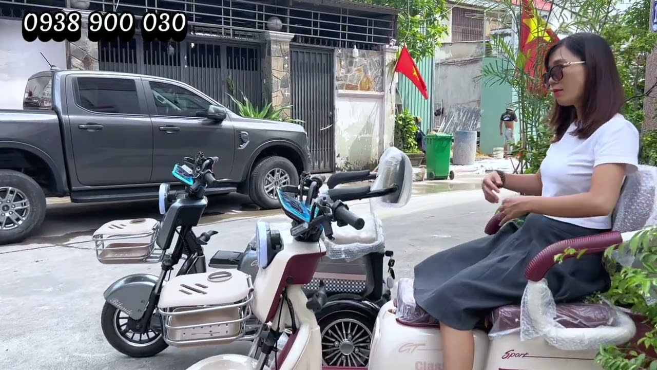 Xe điện 3 Bánh City 01 Pro chạy Mạnh Khỏe thiết kế Thời Trang chỉ 14tr900 về Bình Dương