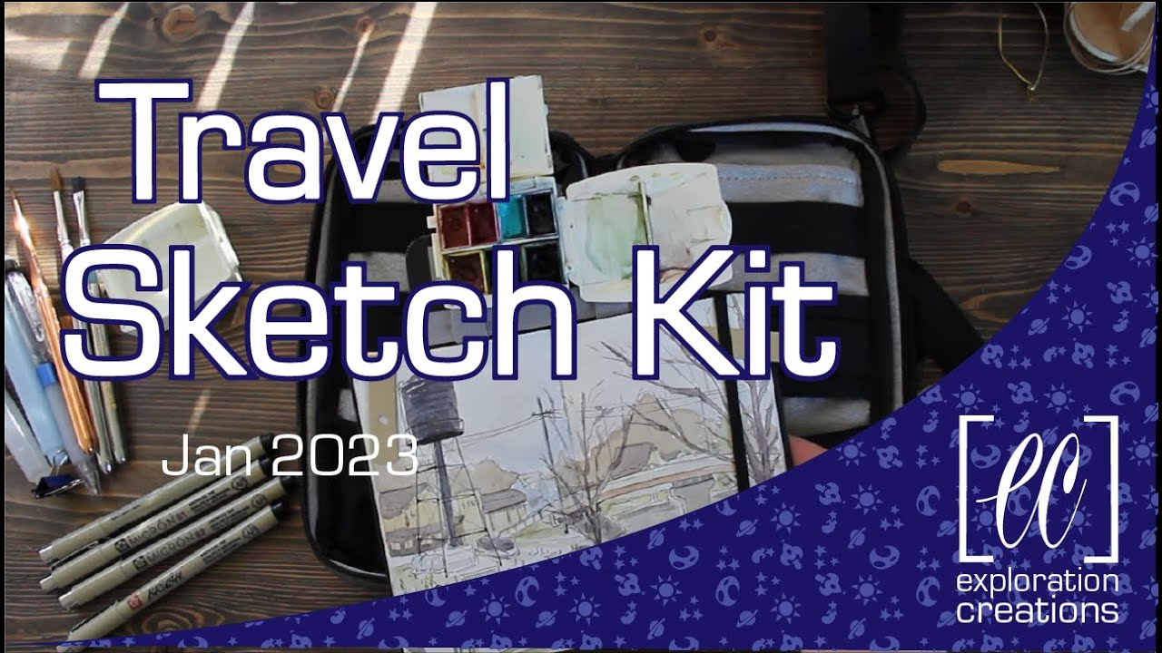 Travel Sketch Kit Jan 2023 Featuring Etchr Field Case YouTube