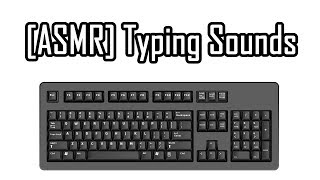 【ASMR】Typing Sounds for studying and sleeping【音フェチ】【作業用】【勉強耐久動画】