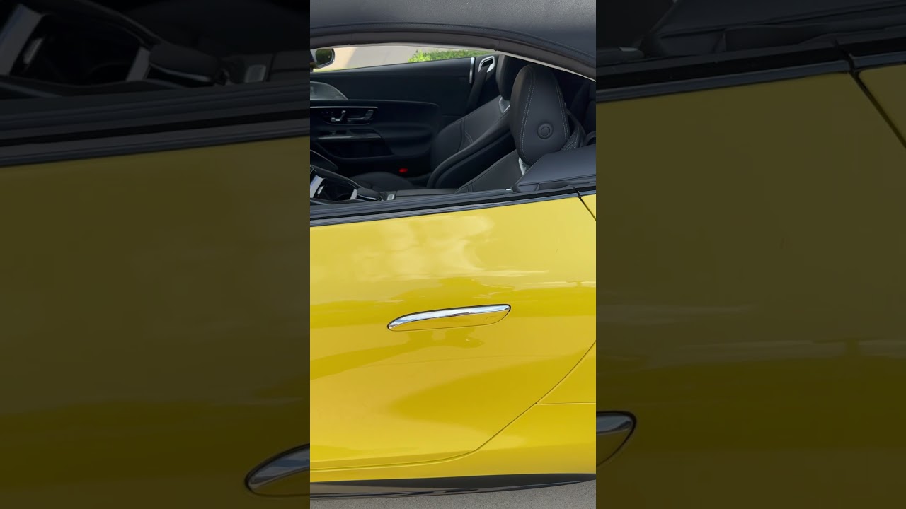 2022 Mercedes SL63 Sun Yellow Part 2