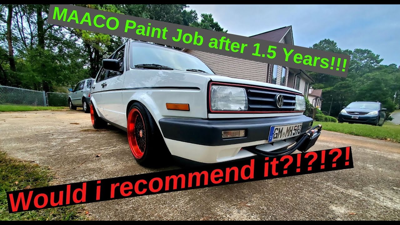 MAACO paint job review after 1.5 Years real and detailed review