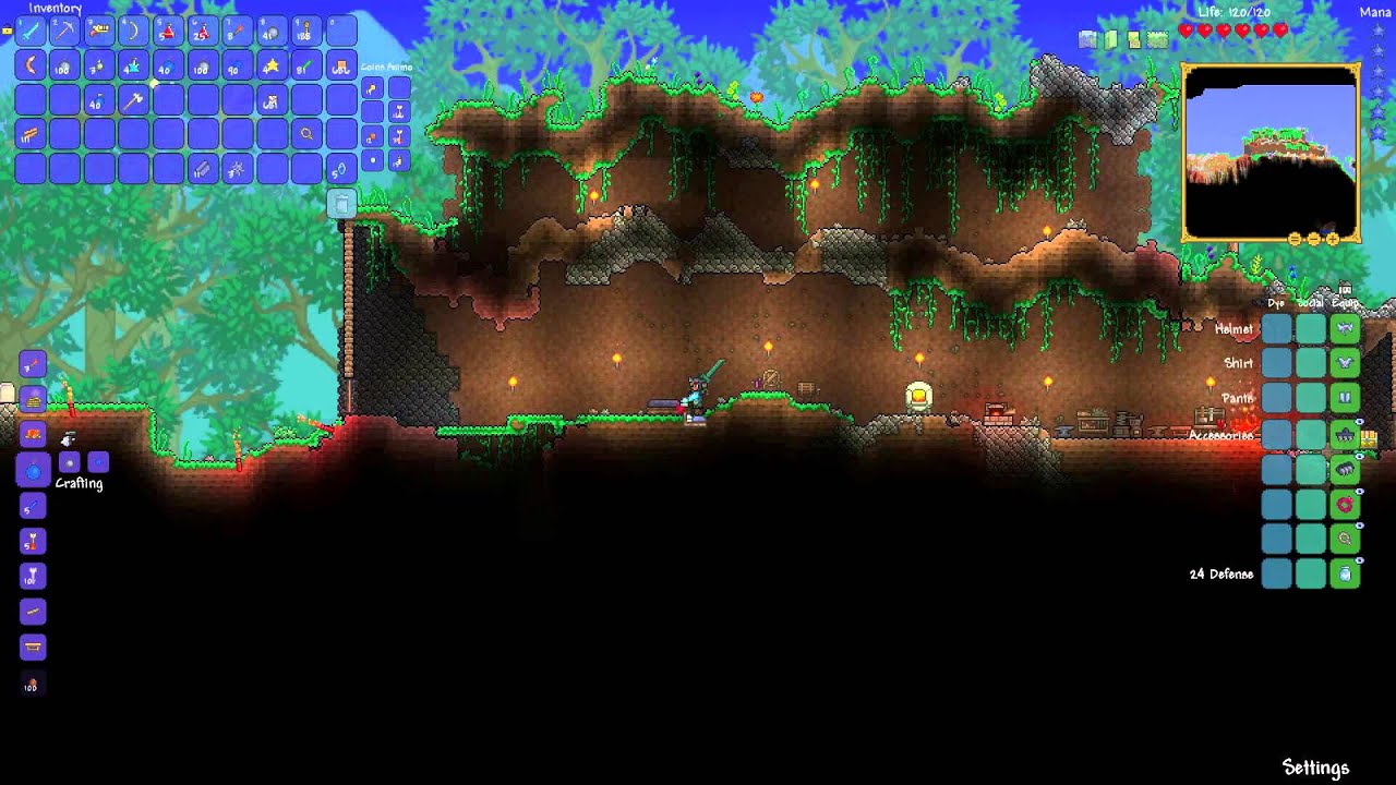 Terraria-Gameplay-8 (shortened version/no commentary) - YouTube
