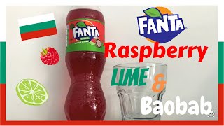 Fanta Raspberry, Lime and Baobab (Bulgaria) | REVIEW