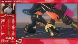 My first PB in 3 years! | Splatoon 2 Octo Expansion Any% Speedrun in 1:08:49