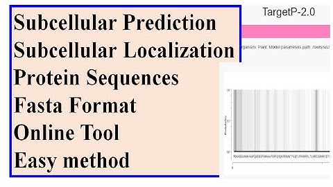 Prediction of Subcellular localization #Genomewidestudy #TargetP