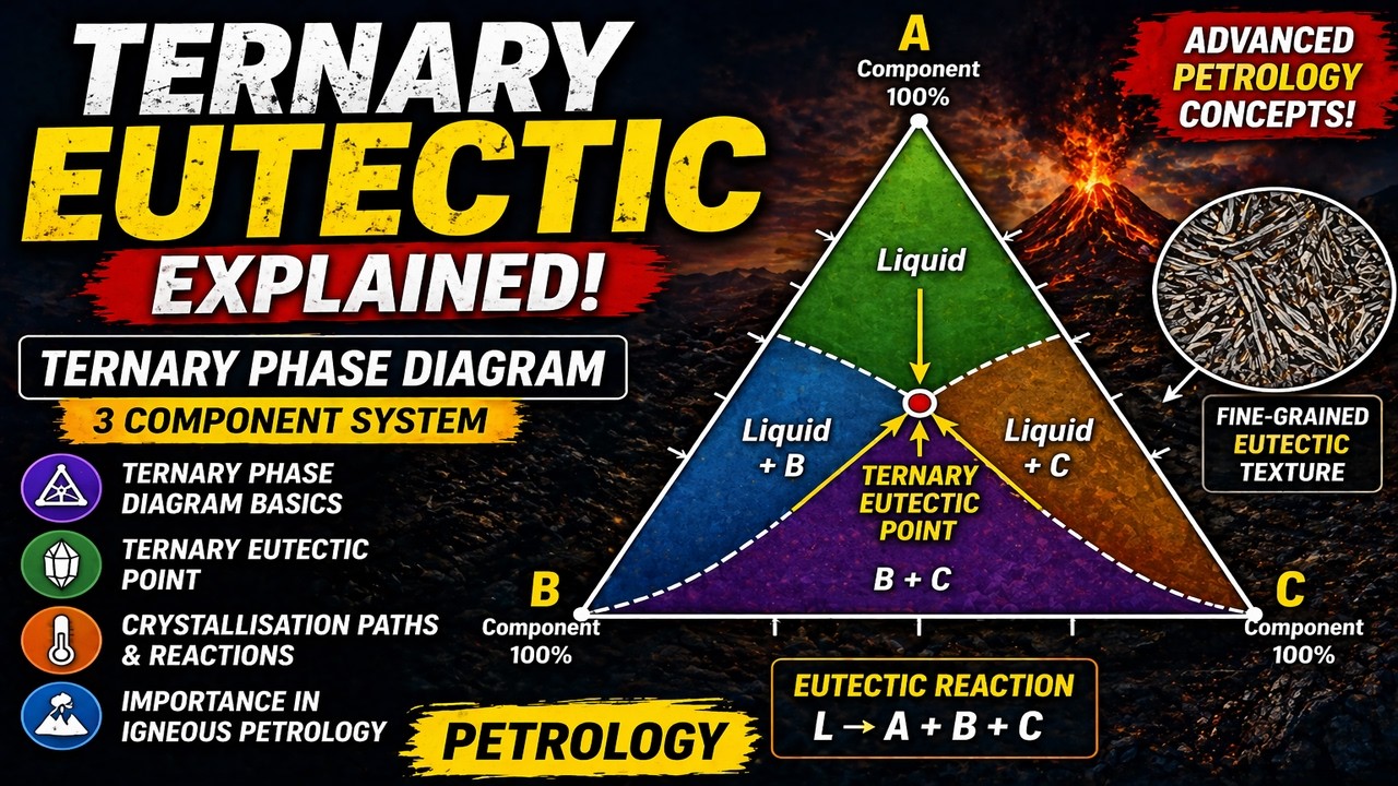 Ternary Eutectic Explained | Ternary Phase Diagram | Petrology - YouTube