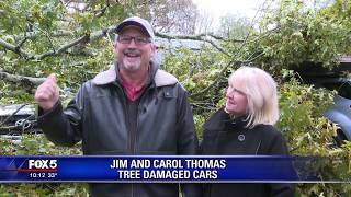 Massive tree crashes down in Marietta