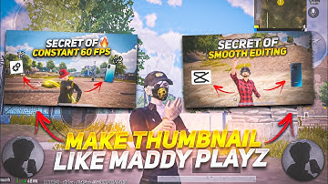 𝗛𝗼𝘄 𝘁𝗼 𝗺𝗮𝗸𝗲 𝗩𝗶𝗿𝗮𝗹 🔥𝗧𝗵𝘂𝗺𝗯𝗻𝗮𝗶𝗹 𝗹𝗶𝗸𝗲 @maddy-playz  | 𝗣𝘂𝗯𝗴 𝗧𝗱𝗺 𝗧𝗵𝘂𝗺𝗯𝗻𝗮𝗶𝗹 | 𝗦𝗮𝗮𝗱 𝗽𝗹𝗮𝘆𝘇