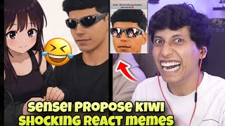 Sensei Propose Kiwi Shocking Reaction Memes Kiwishio React Sensei Memes