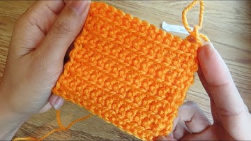 Crochet Stitch Idea: Front Loop Single Crochet