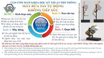 "Máy rửa tay tự động không tiếp xúc" đời đầu F1 Giải pháp chiến dịch chống Covid 19