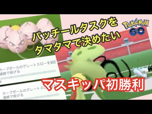 激レアバトル マスキッパvsパチリス ポケモンgo Youtube