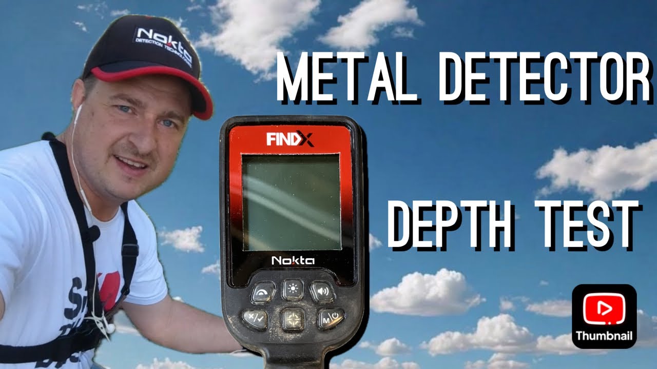 Nokta FindX Metal Detector Depth Test Warning Air Test YouTube