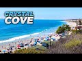Walking Crystal Cove Beach, California